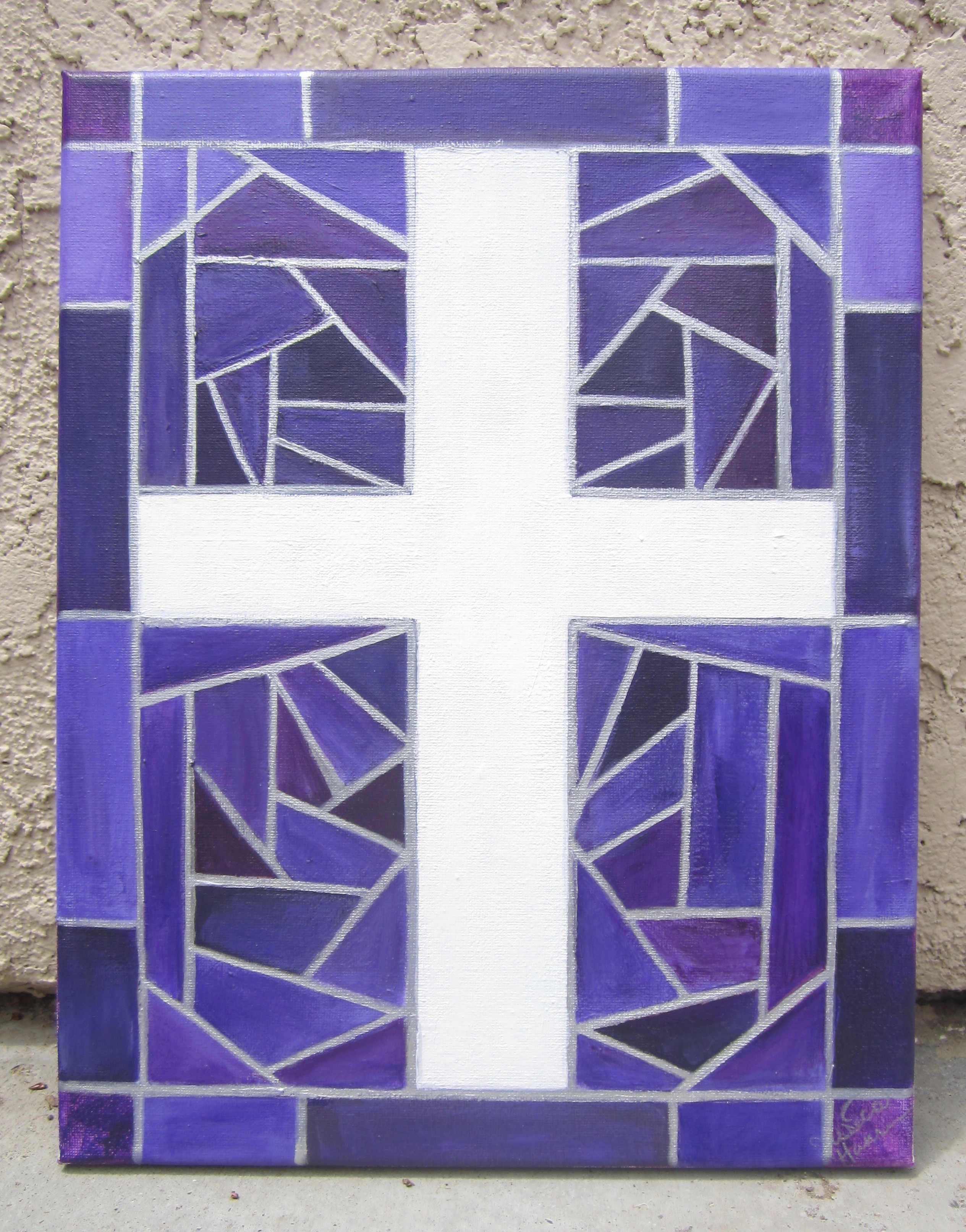 Stained Glass Cross