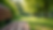 Eye-level view of a beautiful wooden park bench surrounded by lush greenery
