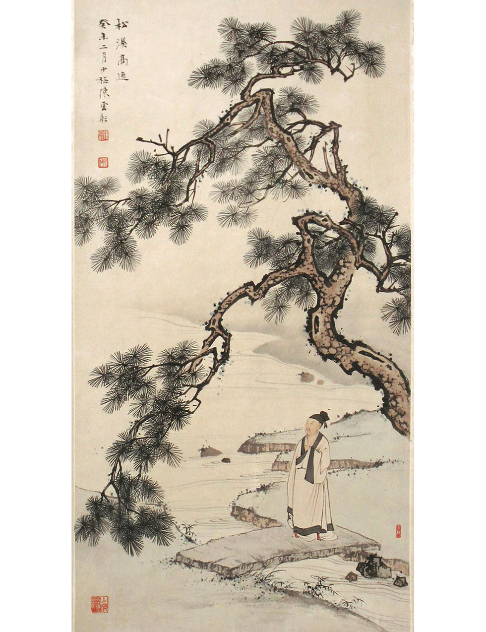 CAAA_CP_Chen Shaomei_Scholar under a Pine Tree