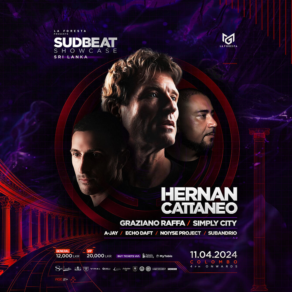 Sudbeat Showcase in Sri Lanka with Hernan Cattaneo & La Foresta