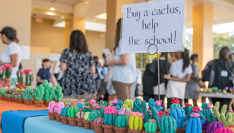 Fundraising with polymer clay at Colorful Clay Works