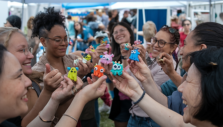 Workshops in polymer clay with Colorful Clay Works