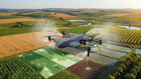 Using drones on the farm