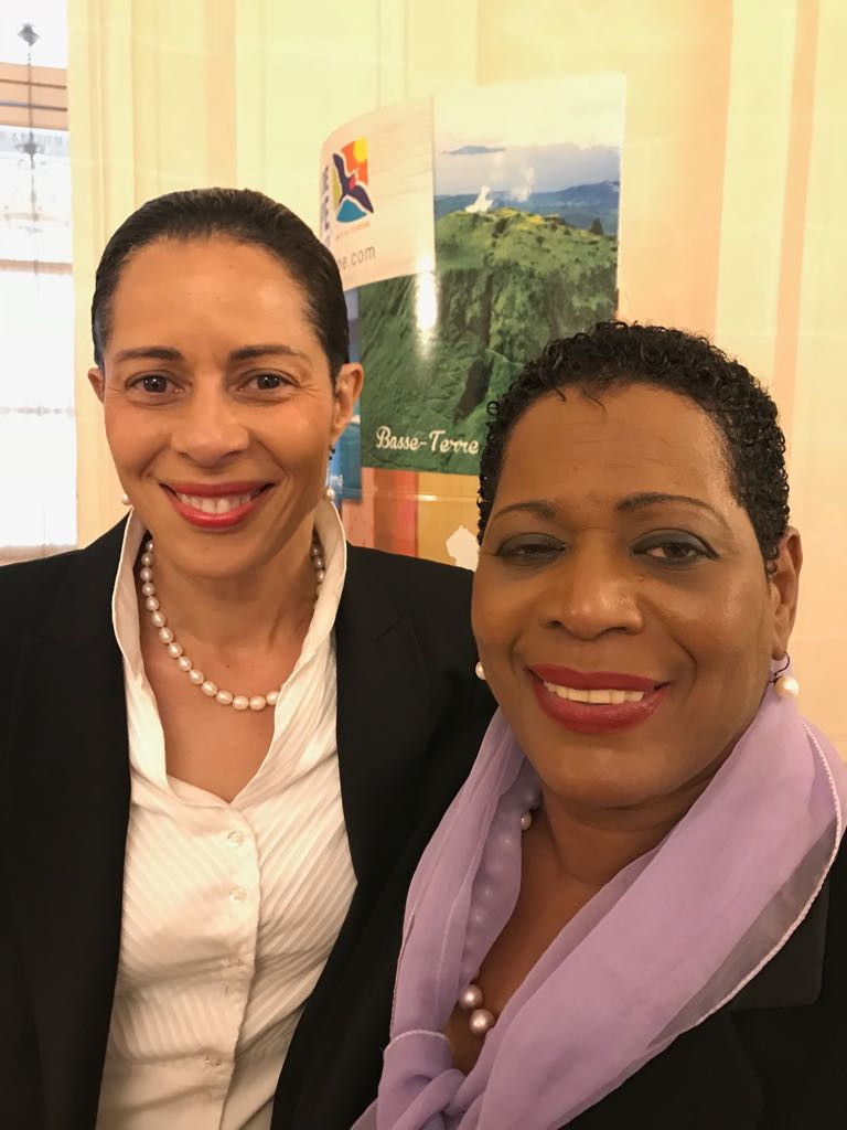 Janine Salomon - Victoire JASMIN - sénat - coeur des iles