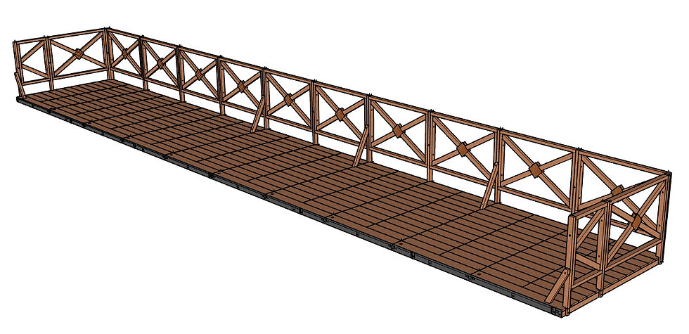 Miniature : Terrasse Éphémère en Kit 2 m de large x 12 m de long