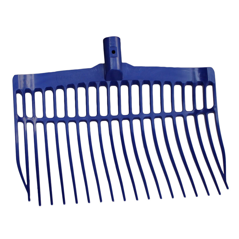 Fourche bleue. Outil de jardinage pour le foin ou le compostage, Flonimaux.