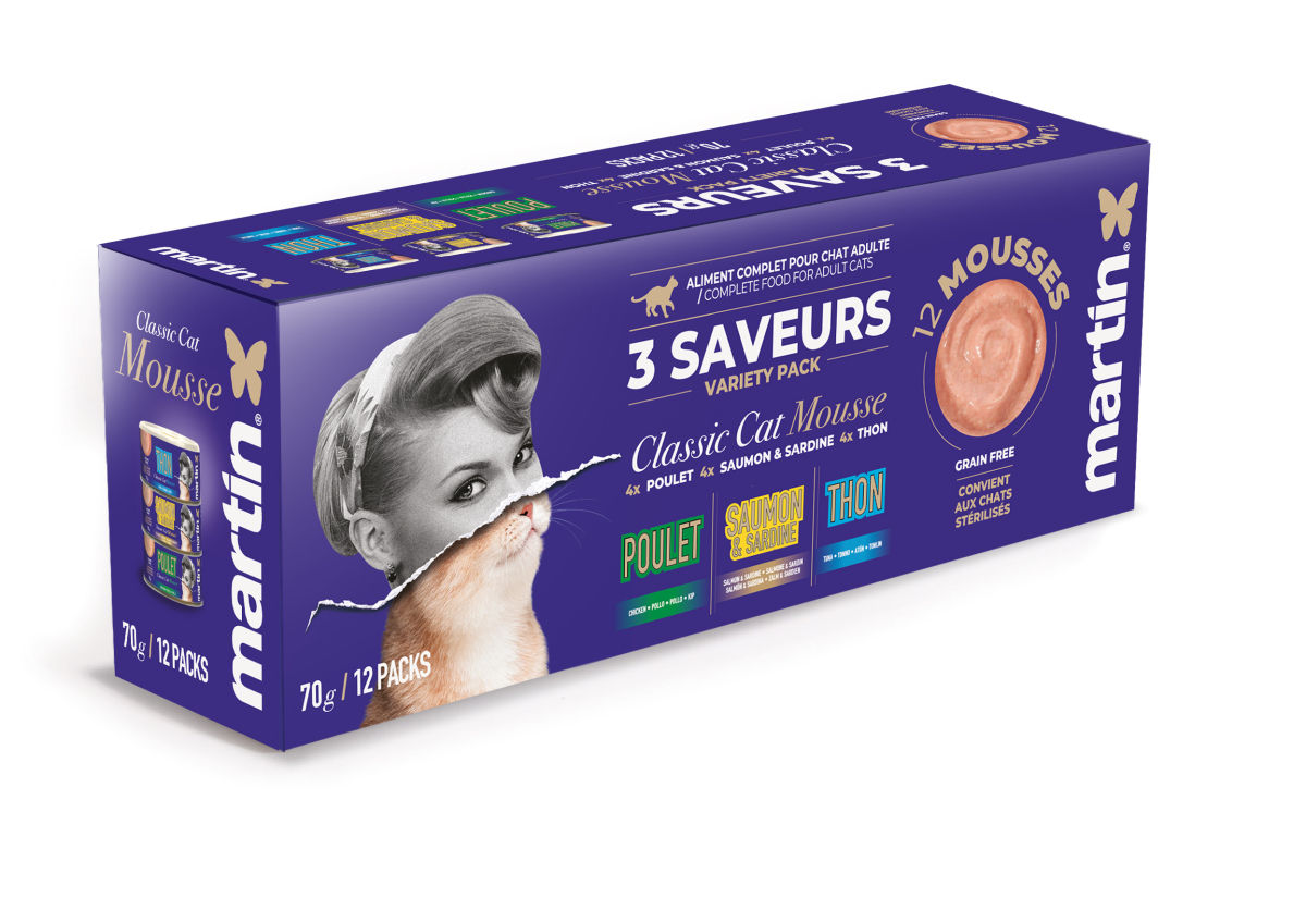 Martin Food Classic - chat - Multipack - 70g (x12)