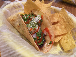 Grilled Fish Taco Closeup