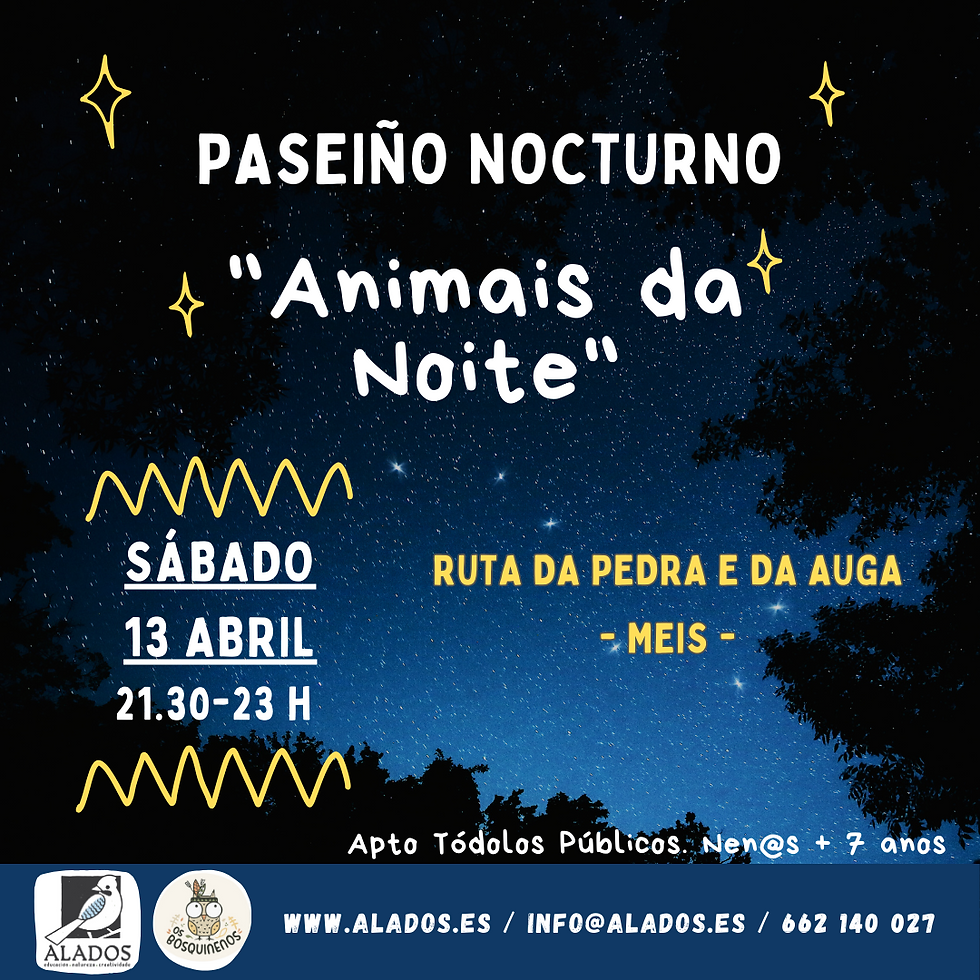 Roteiro Nocturno "Animais da Noite"