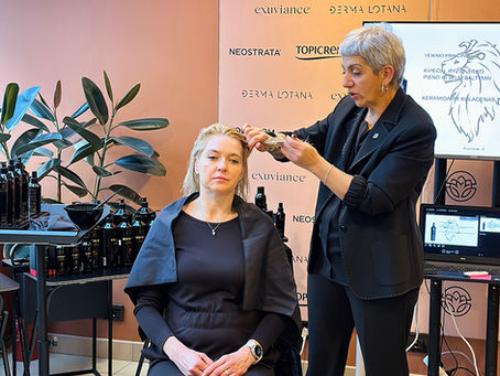 Tarptautiniai MARTOM plaukų priežiūros priemonių ir procedūrų pristatymai bei praktiniai mokymai