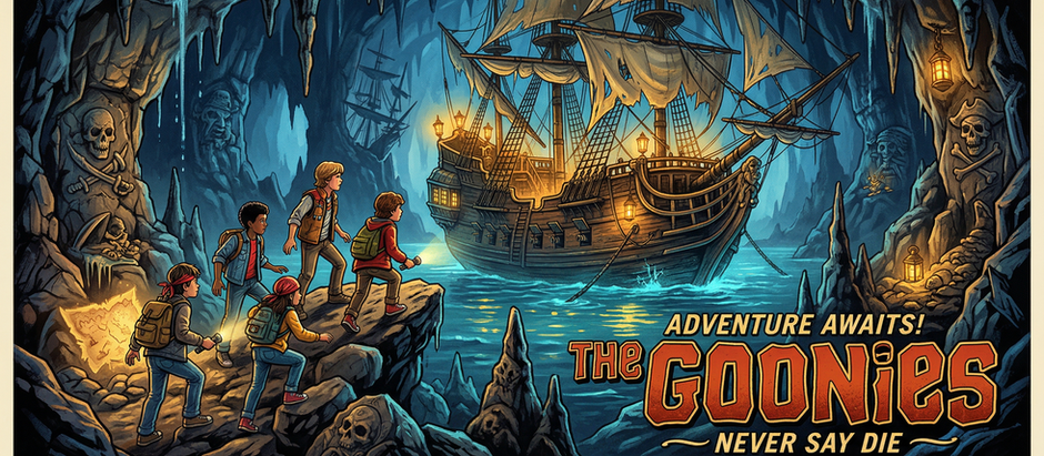 The Goonies (1985): El viaje nostálgico que nos enseñó que la verdadera aventura comienza donde termina el mapa