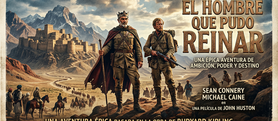 El Hombre que pudo reinar (1975): La joya épica de John Huston que Sean Connery y Michael Caine convirtieron en leyenda