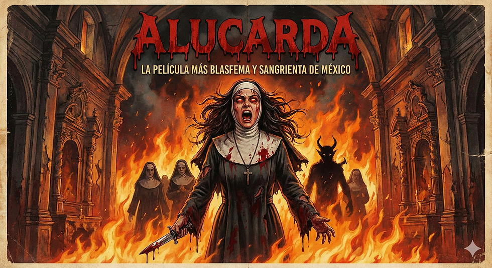 Alucarda 1977 poster terror mexicano monja sangrienta