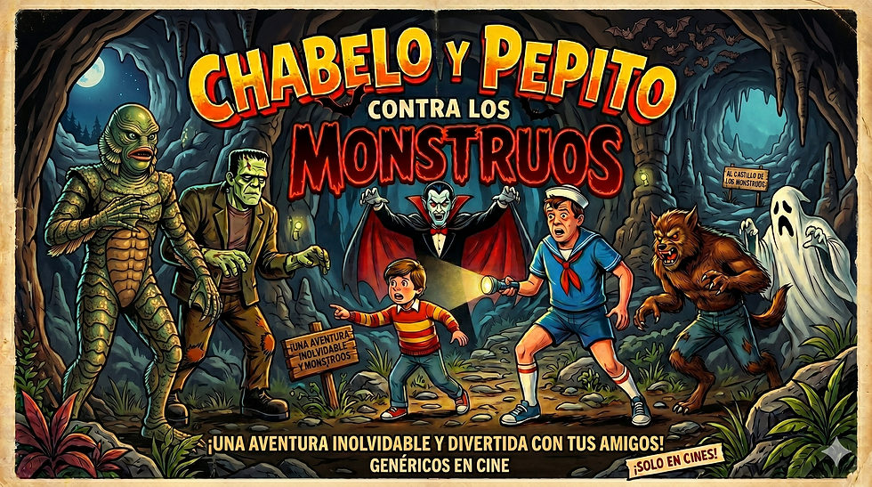 Pepito y Chabelo contra los monstruos (1973): El bizarro festín de nostalgia que marcó las tardes de nuestra infancia