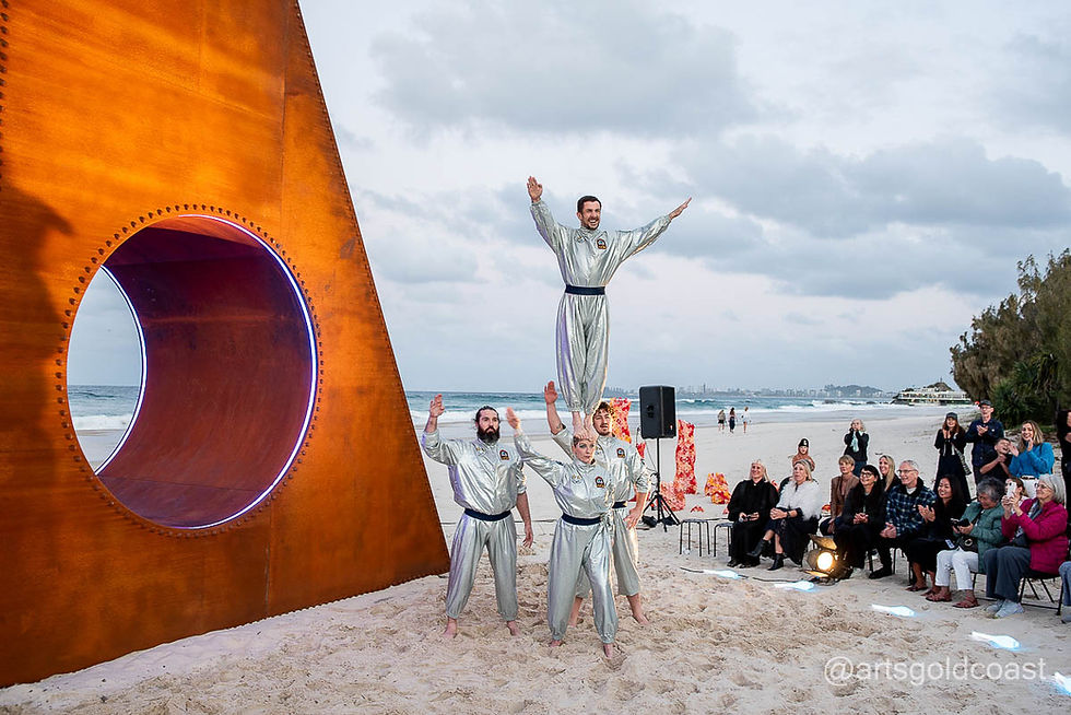 Opening act of SWELL Sculpture Festival 2026