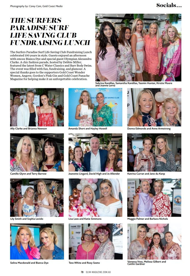 The Surfers Paradise Surf Life Saving Club Fundraising Lunch
