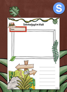 Portfolio - Schnitzeljagd im Wald