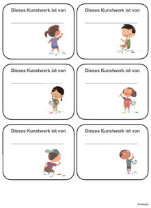 Namensschilder - Kunstwerke