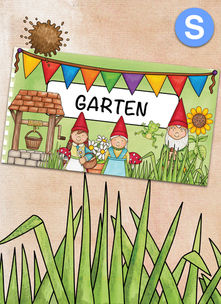 Türschild - Garten