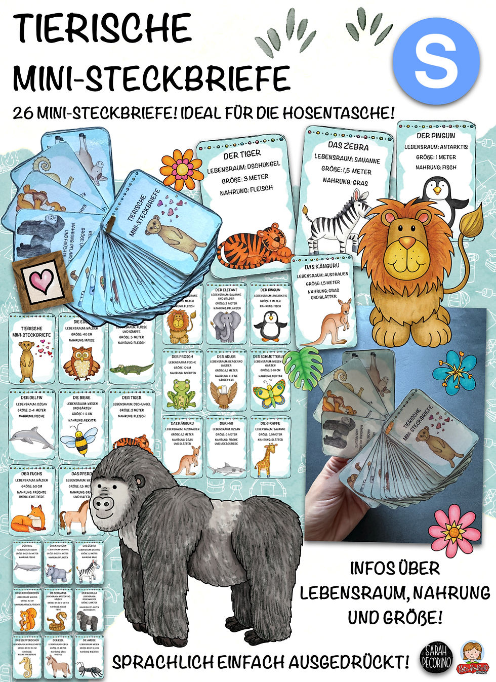 Tierische Mini-Steckbriefe