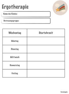 Orgaliste - Ergotherapie