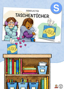 Parkplatz für Taschentücher