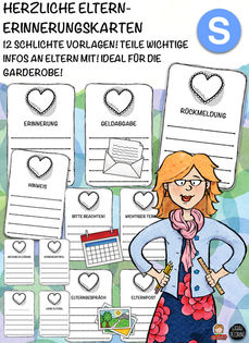 Herzliche Eltern-Erinnerungskarten