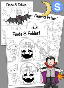 Finde die Fehler - Halloween