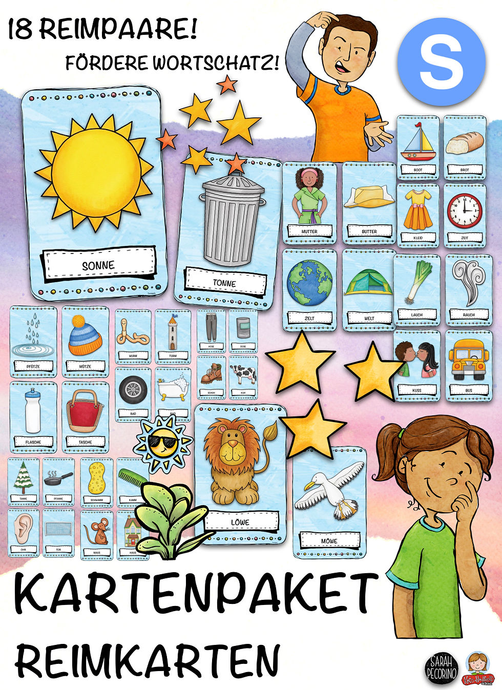 Kartenpaket - Reimwörter