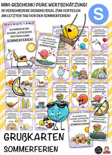 Grußkarten - Sommerferien
