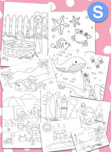 Ausmalbundle - Sommer