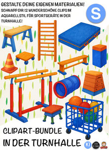 ClipArt-Set - In der Turnhalle