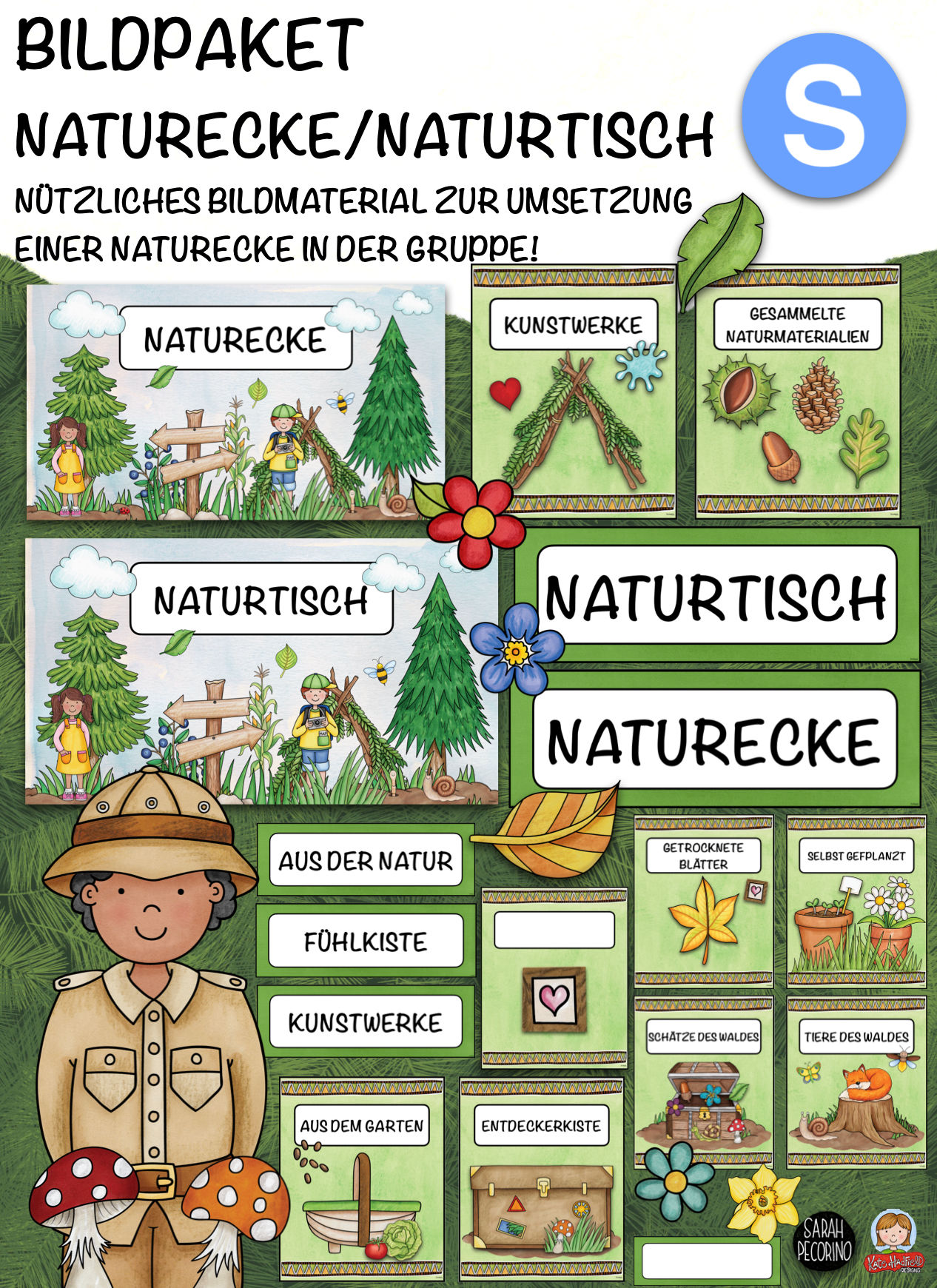 Bildpaket - Naturecke/Naturtisch