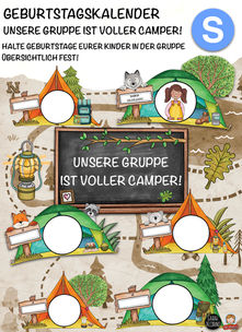 Geburtstagskalender - Camper