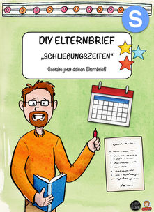 DIY Elternbrief - Schließungszeiten
