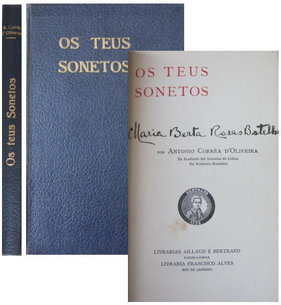 OLIVEIRA (ANTÓNIO CORRÊA D') - OS TEUS SONETOS
