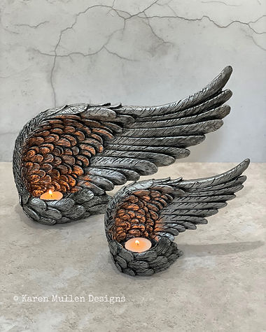 Angel Wing Tea Light Holders