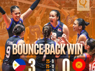 ALAS PILIPINAS BOUNCES BACK, SWEEPS KYRGYZSTAN IN AVC WOMEN'S NATIONS CUP