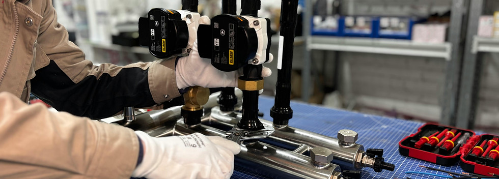 Unsere Anlagenmechaniker arbeiten sauber und halten Ihre Zeitpläne ein