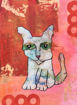 Calendar Cat, 11"x15"