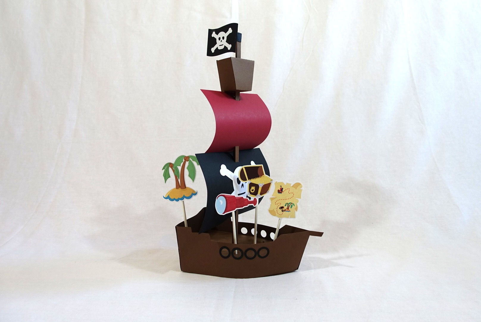 Pirates Cupcake Toppers / Centerpieces Set #1