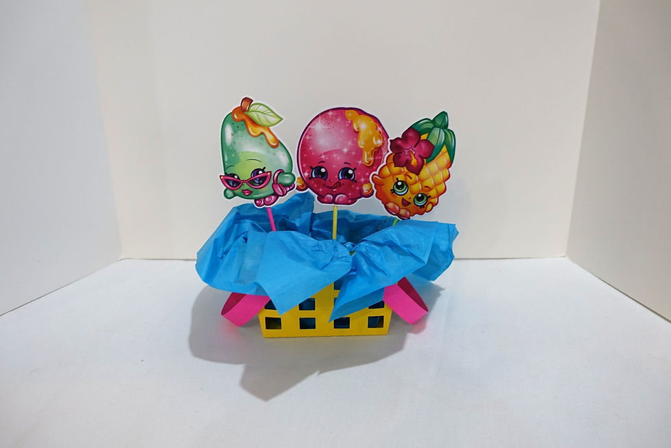 Thumbnail: Shopkins Cupcake Toppers / Centerpieces Set #3
