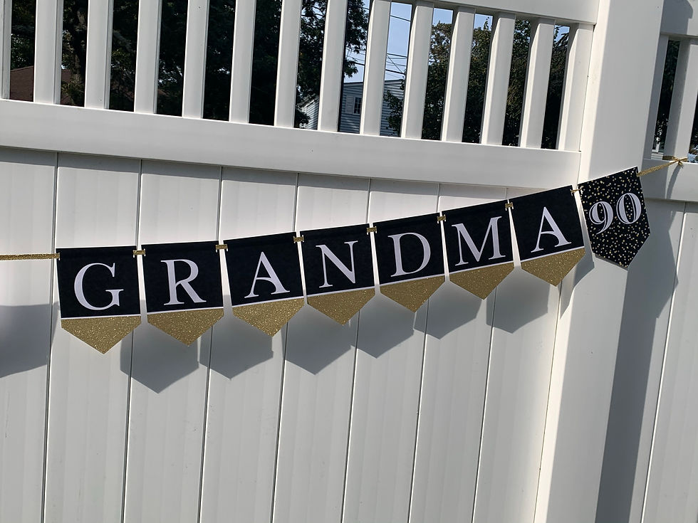 Thumbnail: 90th Birthday Banner