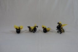 Washcloth Bumble Bees