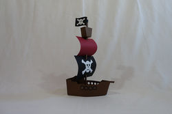 Pirate Ship Favor Boxe