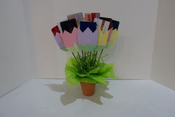 Gift Card Tulip Flower Bouquet