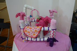 Diaper Crib - Elephants