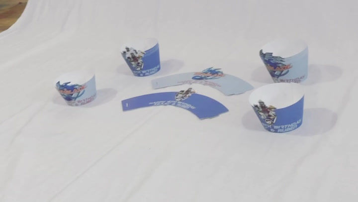 Thumbnail: Beyblade Cupcake Wrappers