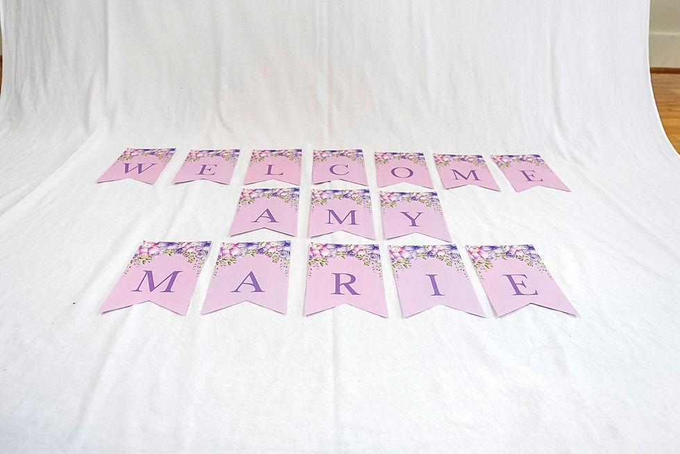 Thumbnail: Princess Baby Shower Banner