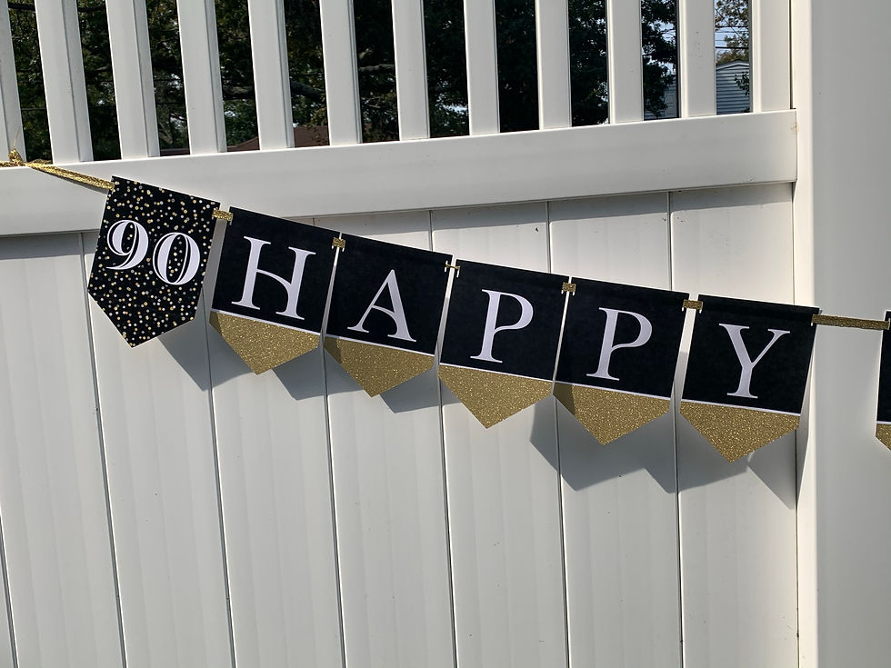 Thumbnail: 90th Birthday Banner